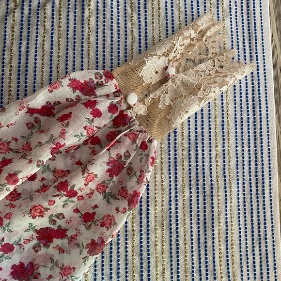 FOR LOVE & LEMONS Melrose White Floral Robe -Victoria's Secret Sz XS NEW - Picture 9 of 15